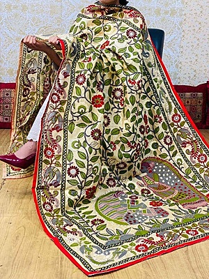 Chanderi Kalakriti Dupatta - 8