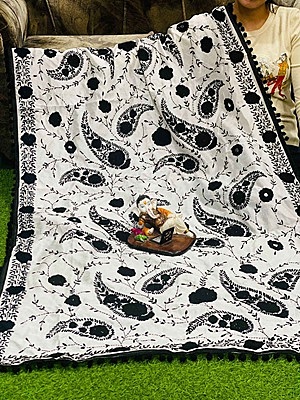 Chanderi Phulkari Dupatta - 4 Chanderi Phulkari Dupatta - 4