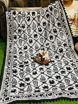 Chanderi Phulkari Dupatta - 6 Chanderi Phulkari Dupatta - 6