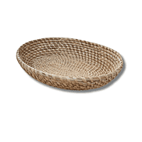 Moonj Natural Shallow Basket