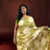 Chandrika | NAVA JYOTI Organza Saree