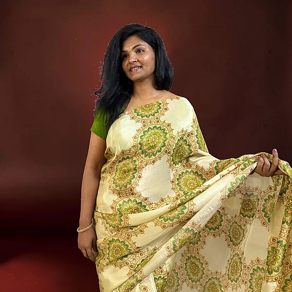 Chandrika | NAVA JYOTI Organza Saree