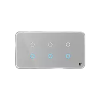 D2Touch Black Base Colour to Light Gray Base Colour For 2M/4M/6M/8M Touch Switch Panel for Acrylic Glossy, Matte & Glass Panels, Add As Accessories Per Panel