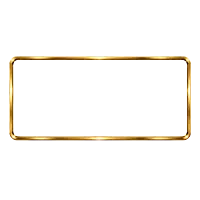 D2Touch Gold Plastic Frame For 2M/4M/6M/8M Panel Frame for Acrylic Glossy, Matte & Glass Panels, Add As Accessories Per Panel