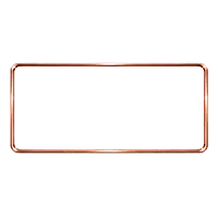 D2Touch Rose Gold Plastic Frame For 2M/4M/6M/8M Panel Frame for Acrylic Glossy, Matte & Glass Panels, Add As Accessories Per Panel