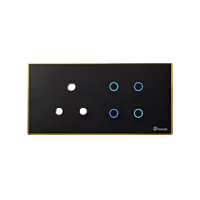 D2Touch Acrylic Glossy Material to Acryilc Matte Material For 6 Modules Touch Switch Panel