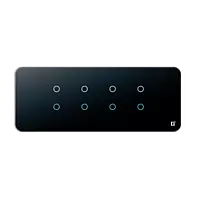 D2Touch 8 Module 8 Switch Glosy Acrylic Blue LED frameless Wi-Fi Remote Touch Switch Panel