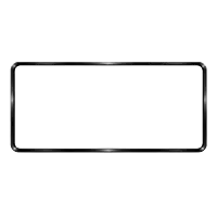 D2Touch Black Plastic Frame For 2M/4M/6M/8M Panel Frame for Acrylic Glossy, Matte & Glass Panels, Add As Accessories Per Panel