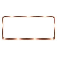 D2Touch Rose Gold Metal Frame For 2M/4M/6M/8M Panel Frame for Acrylic Glossy, Matte & Glass Panels, Add As Accessories Per Panel