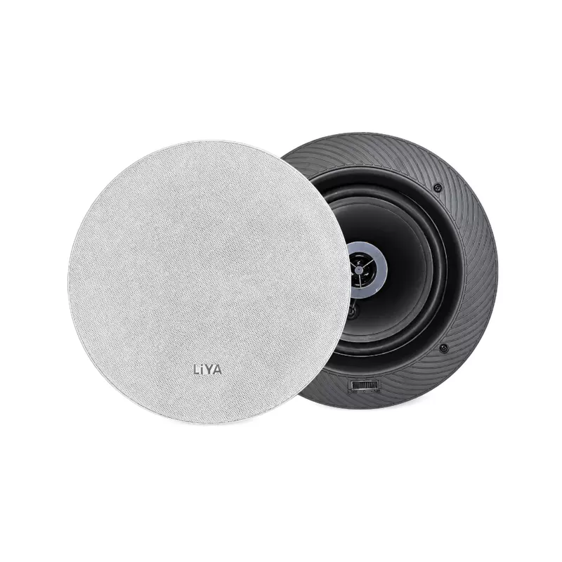 LiYA CT65 6.5 Inch High-Performance In-Ceiling Speaker | 80W RMS | 100V & 8 Ohm