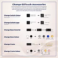 D2Touch Standard Round Logo to Customization Logo Select per logo - D2Touch Accessories
