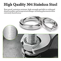 M8 Spring Lock Washer SS- 1 qty