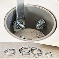 M8 Spring Lock Washer SS- 1 qty