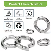 M8 Spring Lock Washer SS- 1 qty