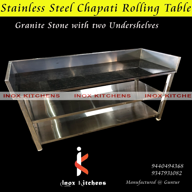 Chapati Rolling Table with Granite