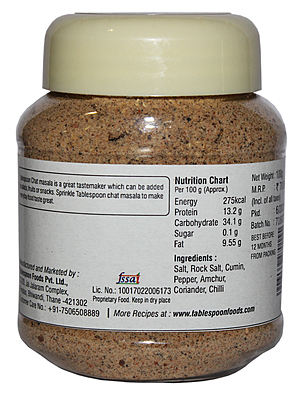Tablespoon Chat Masala-100g-Bottle