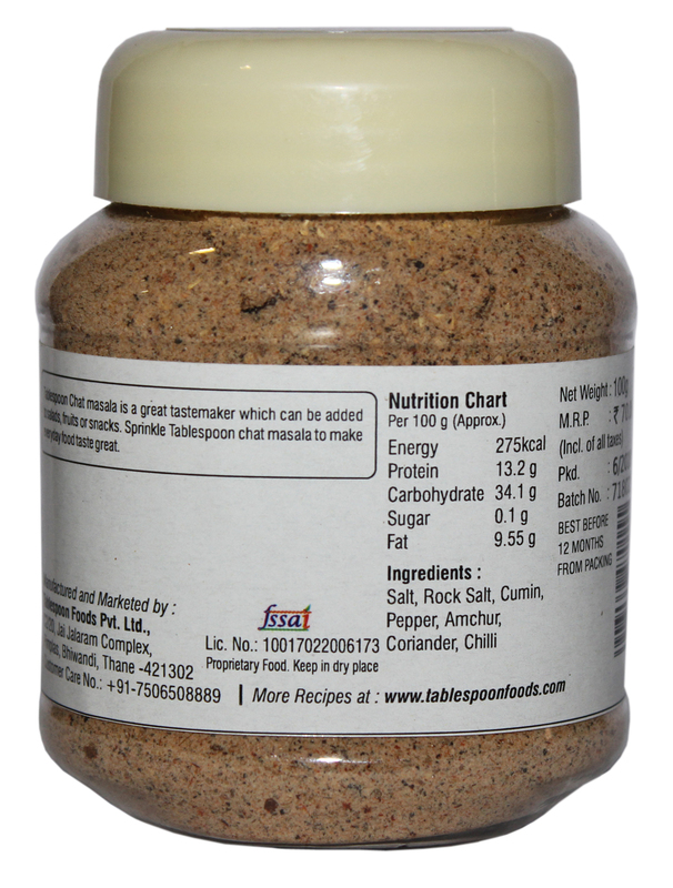 Tablespoon Chat Masala-100g-Bottle