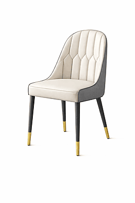 Luxury Modern Dining Chair with Gold Legs | 36” Height | Premium Upholstered Chair – Vikinterio Luxury Modern Dining Chair with Gold Legs | 36” Height | Premium Upholstered Chair – Vikinterio