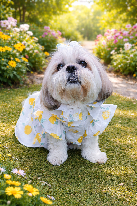 Lemon Drop Princess Dress