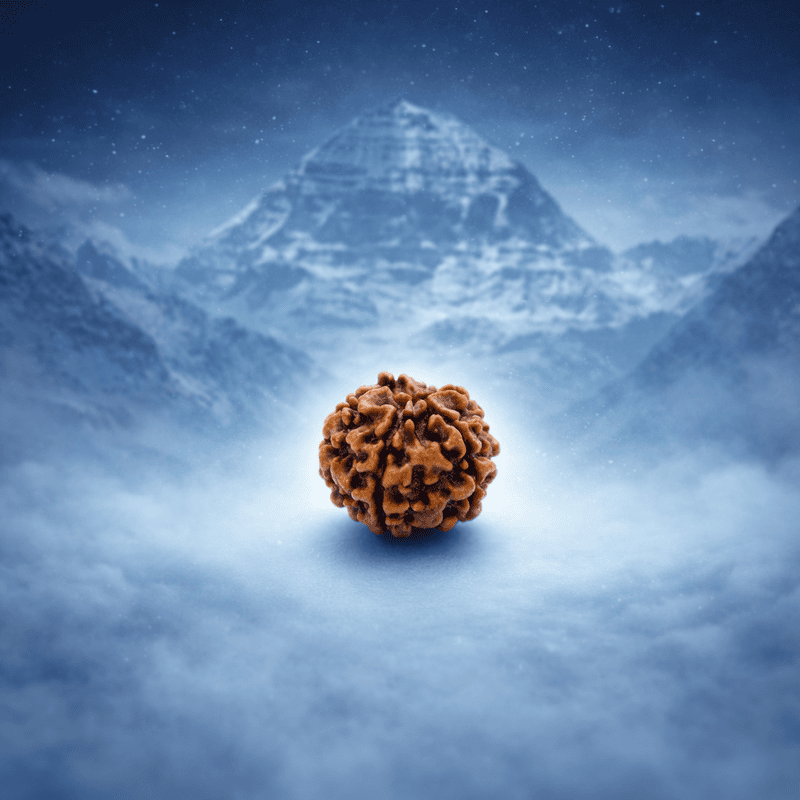 5 Mukhi Rudraksha Bead – Natural Sacred Rudraksha for Spiritual & Daily Wear