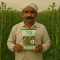 Hybrid Okra TG-Anvita