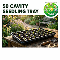 Seedling Tray | 50 / 98 Cavity Plastic Seed Starter Tray| Seedling Tray