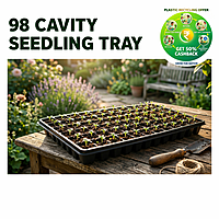 Seedling Tray | 50 / 98 Cavity Plastic Seed Starter Tray| Seedling Tray