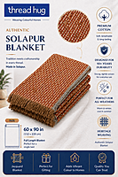 Earthy Coffee Lane Solapur Blanket