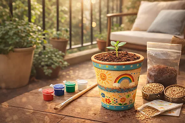 Pot Painting | DIY Paint Your Own Pot Growing Kit for Kids & Adults any other
