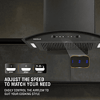 Havells Avior Plus 60 Curved Glass Chimney