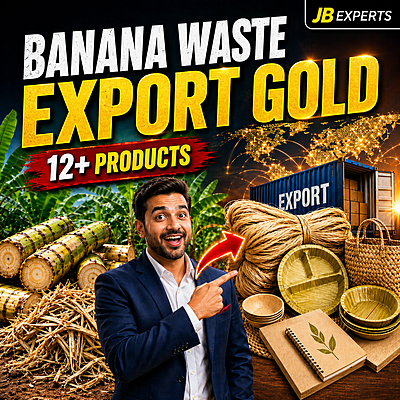 Banana Tree Waste Products — Export Intelligence Report (12 Categories, HS Codes, Cost Sheets, 90-Day Plan)