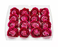 Two-Tone Pink Rose Floral Heads
