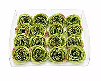 Meadow Green Rose Floral Heads