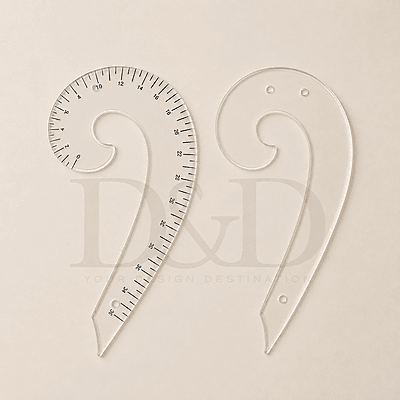 French Curve (1 set - 2 nos)