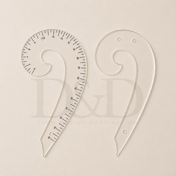 French Curve (1 set - 2 nos)