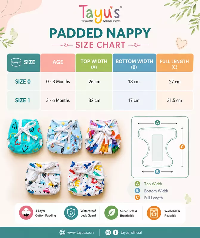 Cotton Dry feel Langot pack of 5