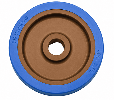 BaneBot Wheels 3-7/8"*0.8" Hub Mount 50A Blue