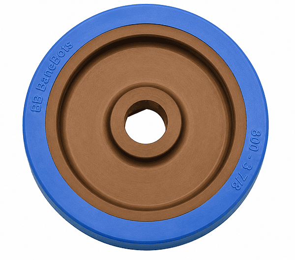 BaneBot Wheels 3-7/8"*0.8" Hub Mount 50A Blue BaneBot Wheels 3-7/8"*0.8" Hub Mount 50A Blue