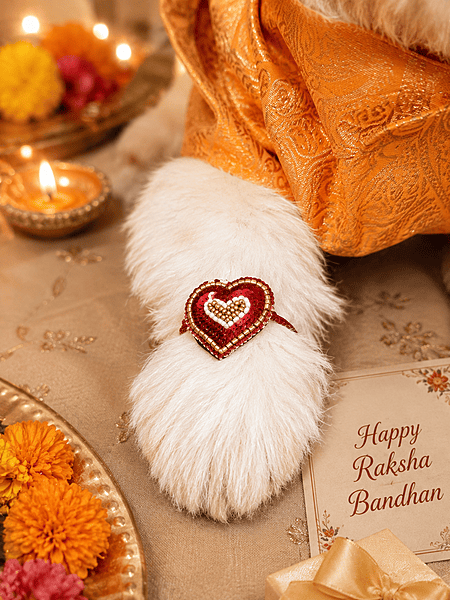 Red Heart Rakhi