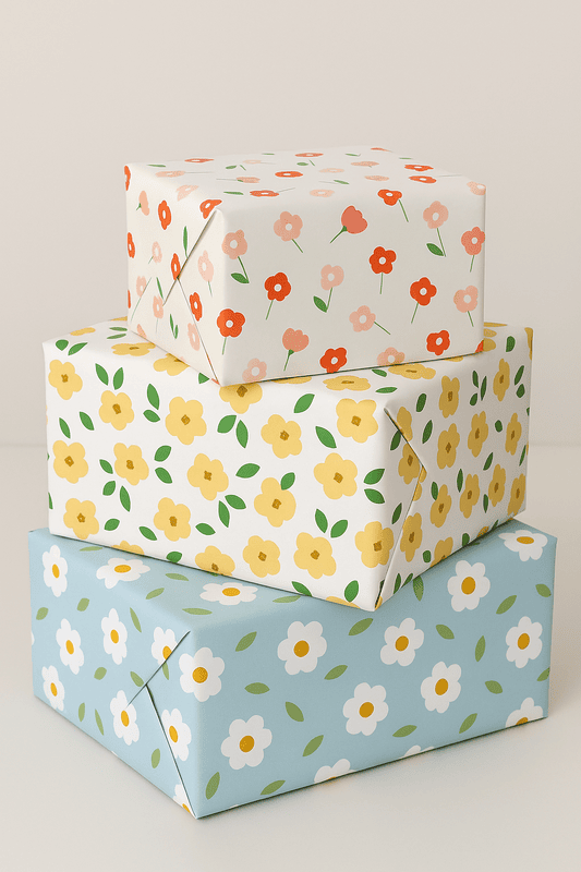 Botanica Trio Gift Wrap Set (Set of 3 Sheets)
