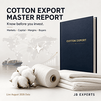 Cotton Export Business Master Report — 4-Model Analysis | JB Experts