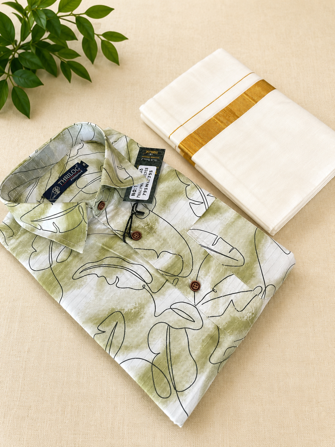 New design SHIRT & MUNDU FULL SIZE - 38 New design SHIRT & MUNDU FULL SIZE - 38