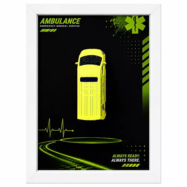 Ambulance Die Cast Frame