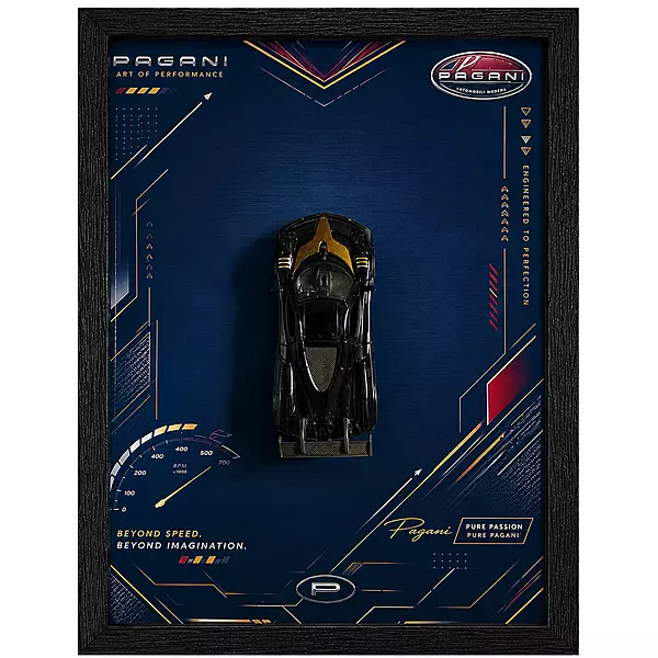 3D Car Frame Wall