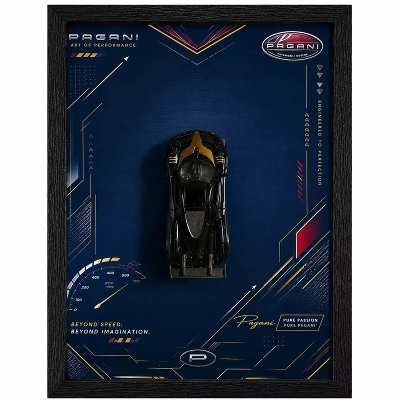 3D Car Frame Wall