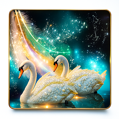 Luxury Swan Wall Decor with Pearl Finish | Elegant 3D Decorative Art Panel for Home & Living Room Luxury Swan Wall Decor with Pearl Finish | Elegant 3D Decorative Art Panel for Home & Living Room