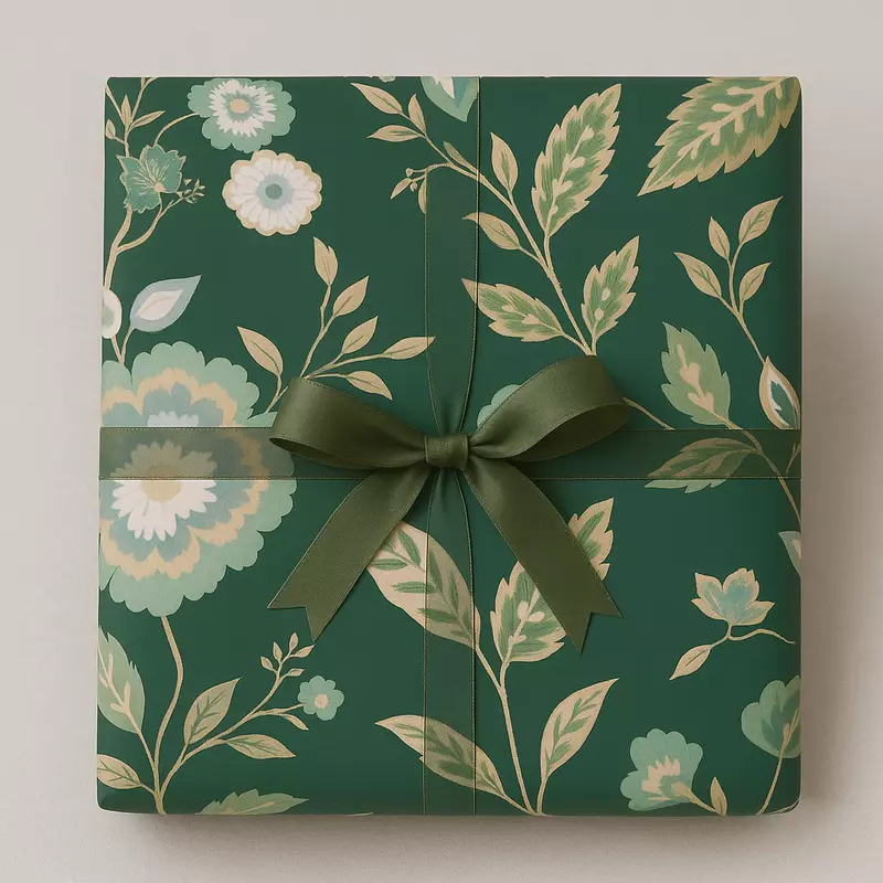 Flora Deep Green