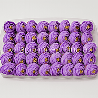 Small Peony- Iris Purple