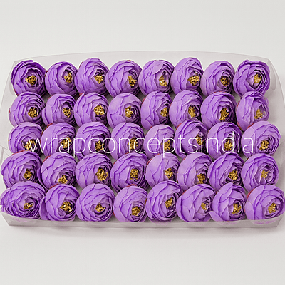 Small Peony- Iris Purple