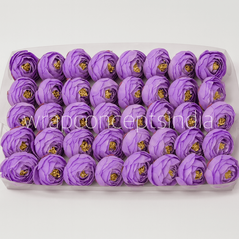 Small Peony- Iris Purple